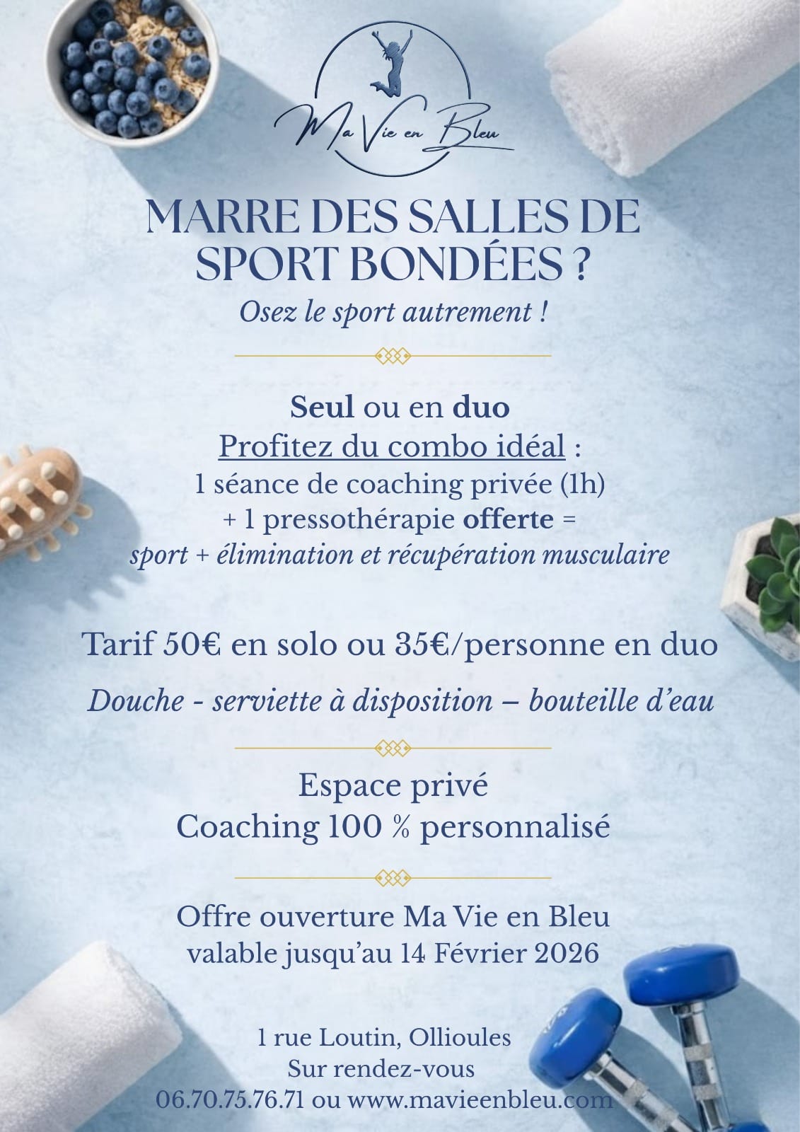 Offre du moment sport